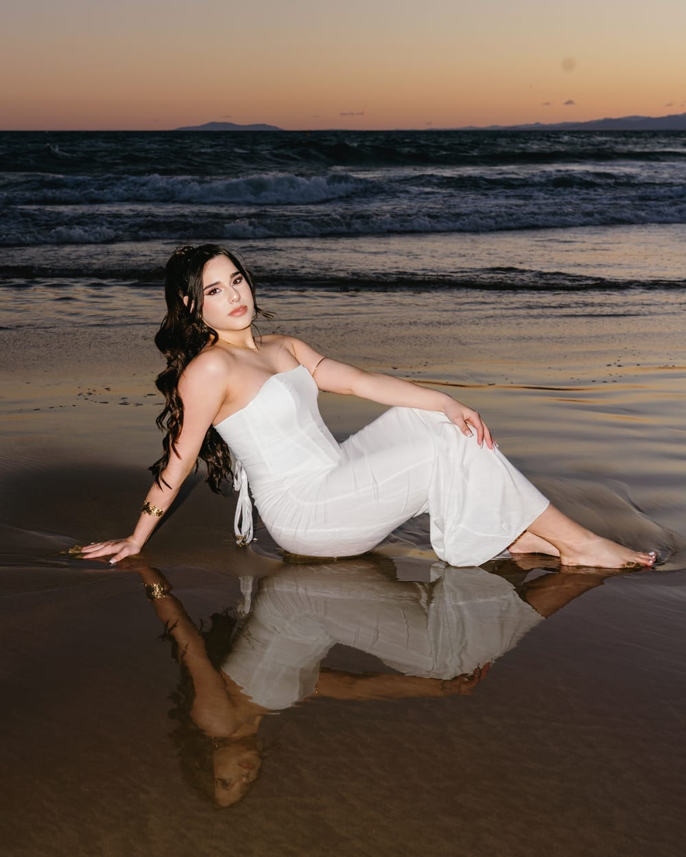 Sweet fifteen session on the beach at dusk, Objectiu Fotògrafs